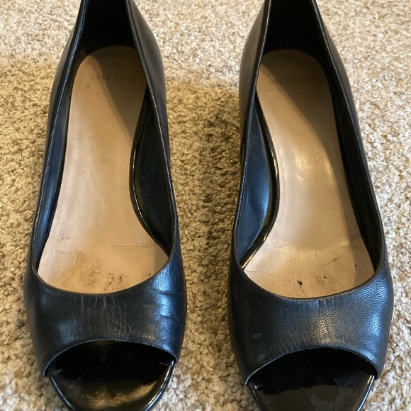 Cole Hahn wedges peep toe - Picture 2 of 12